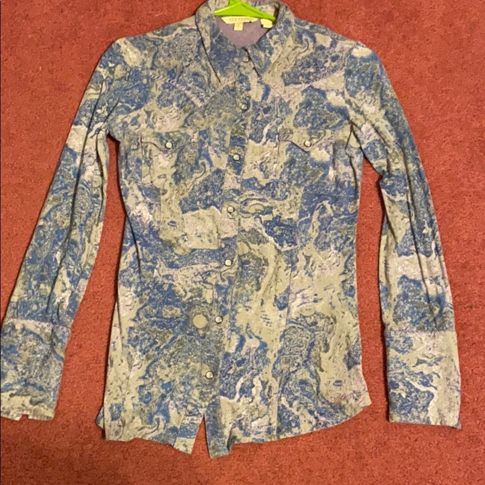 Stetson button up rodeo shirt